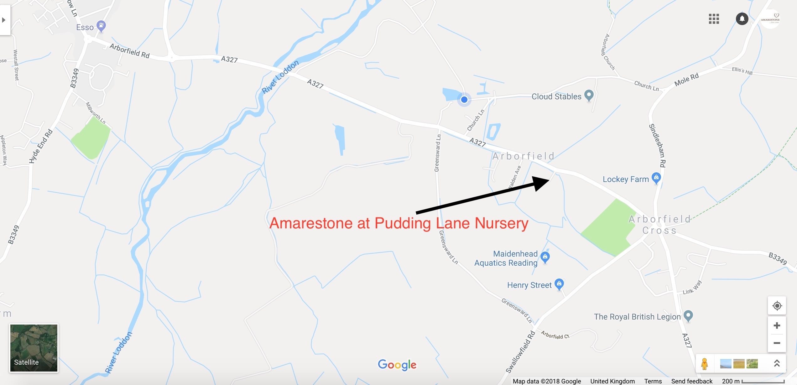 Map to Amarestone Stone Supplier