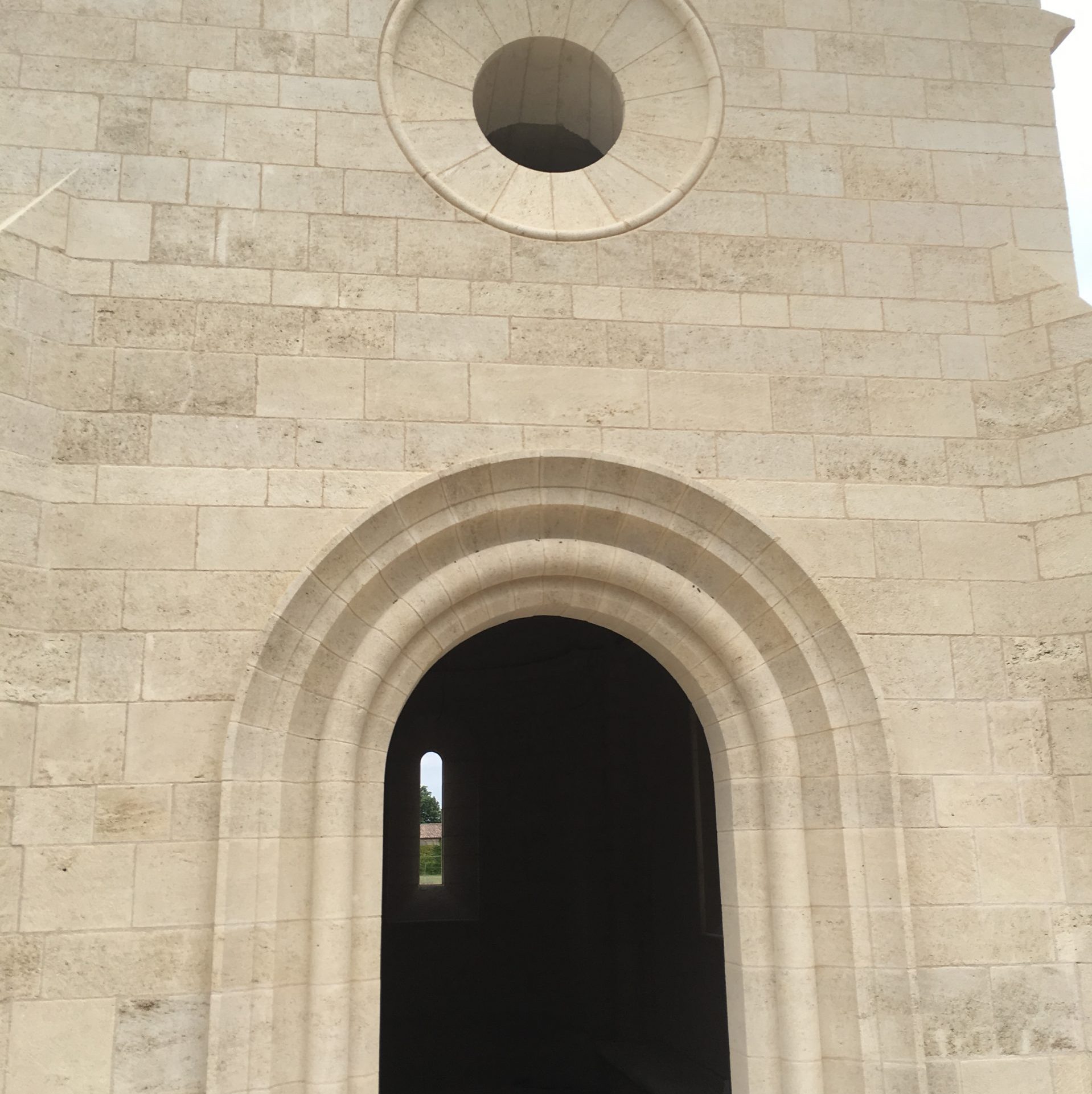 Frontenac French limestone church masonry