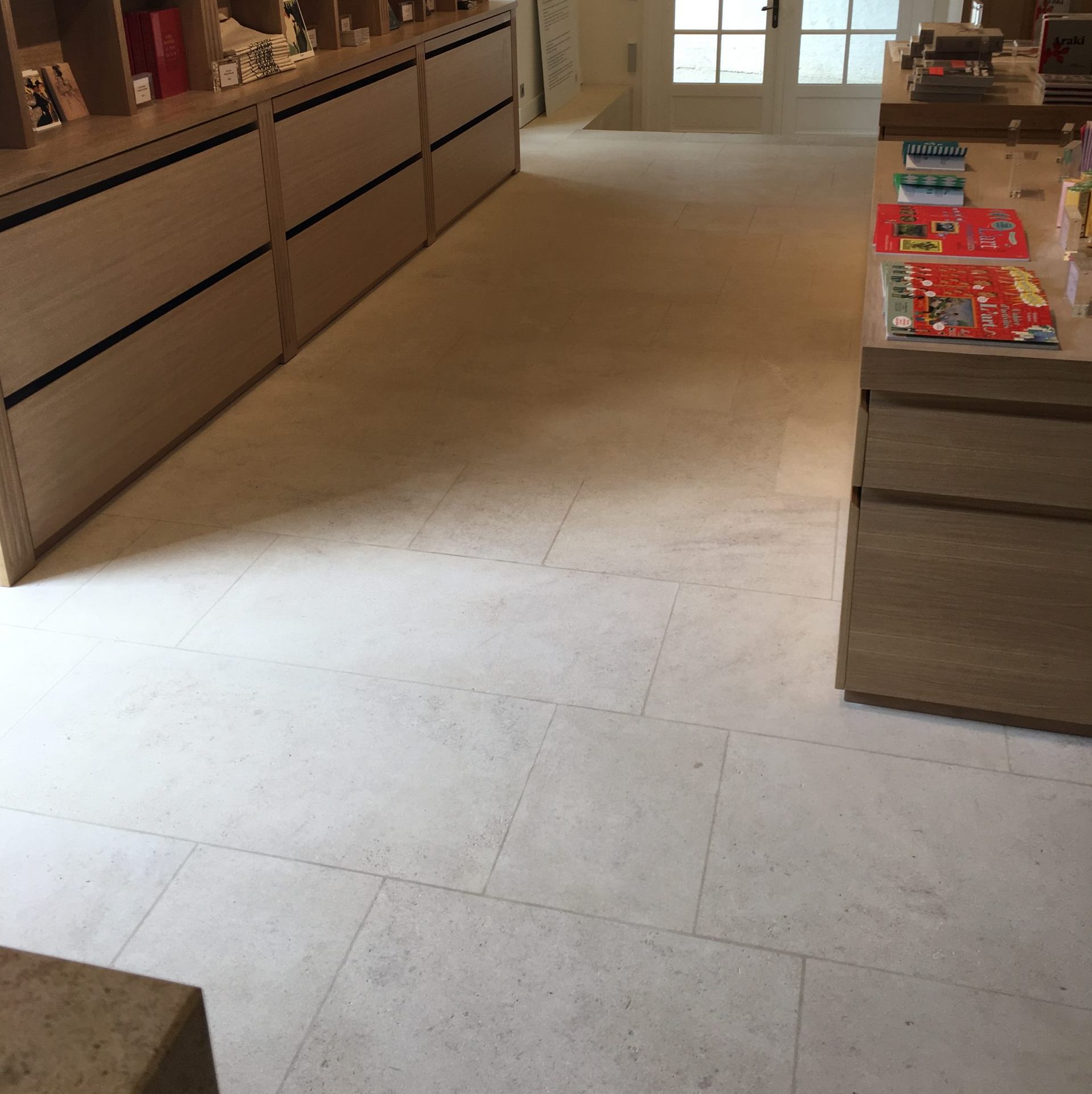 Frontenac French limestone flooring